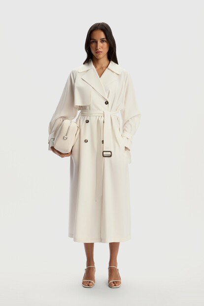 Тренч из шерсти