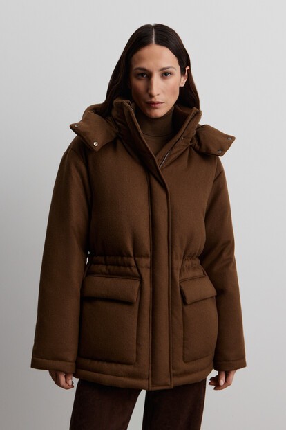 Пуховик Tarusa из шерсти