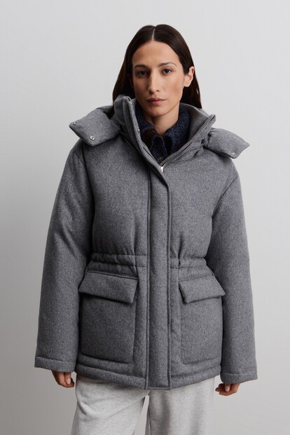 Пуховик Tarusa из шерсти