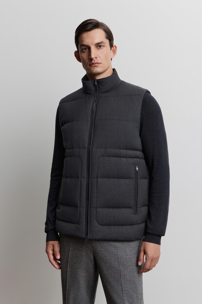 Жилет пуховый Light из шерсти