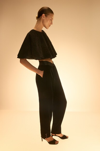 Брюки Marlene из японского бархата