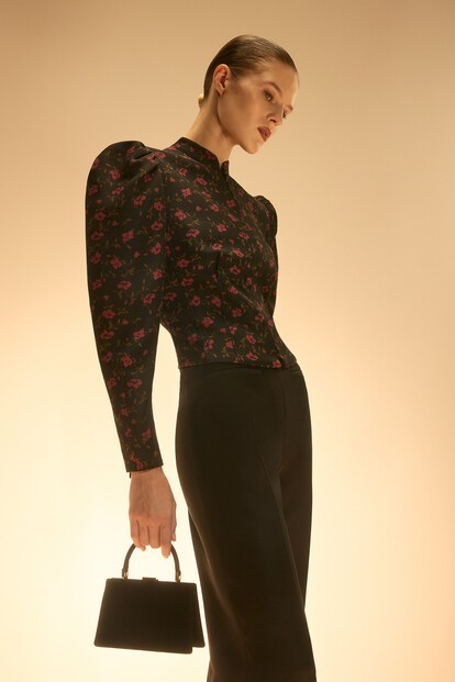 Жакет Nastenka из шерсти и шелка