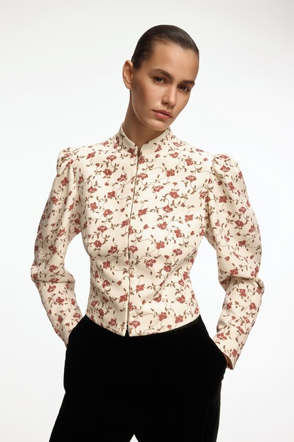 Жакет Nastenka из шерсти и шелка