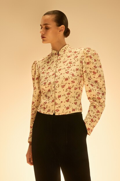 Жакет Nastenka из шерсти и шелка