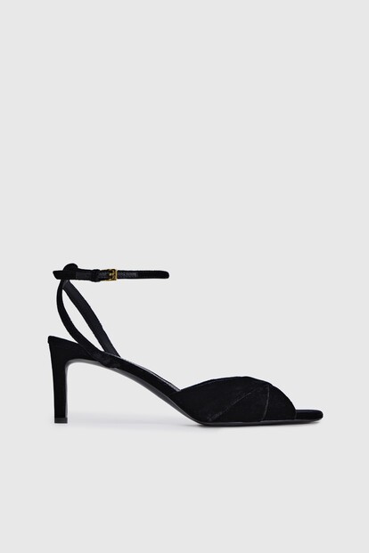 Босоножки Twist из бархата