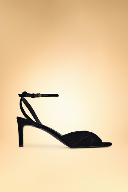 Босоножки Twist из бархата