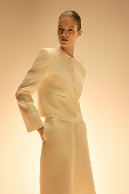 Жакет Sofia из шерсти и шелка