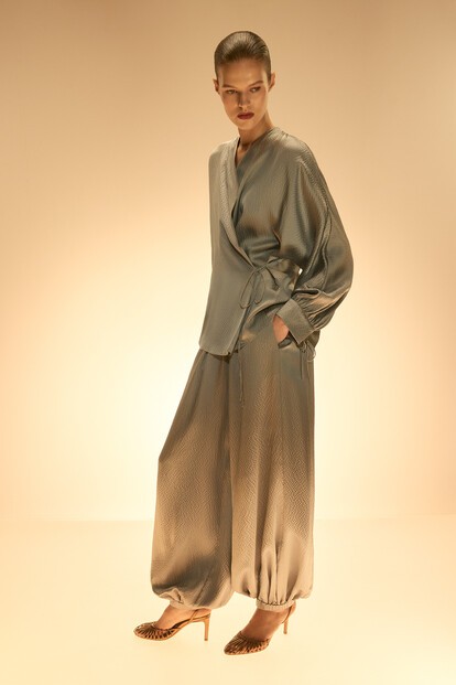 Брюки Selene из шелка Mullberry