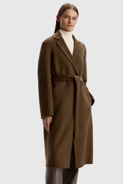Пальто из шерсти мериноса