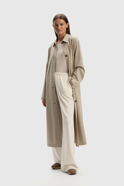 Тренч из португальской ткани