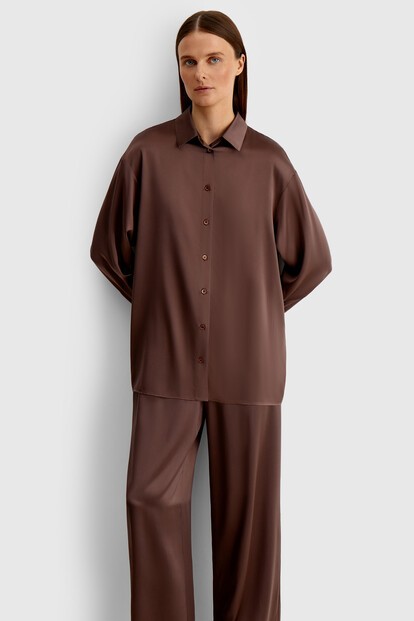 Рубашка из шелка Mulberry