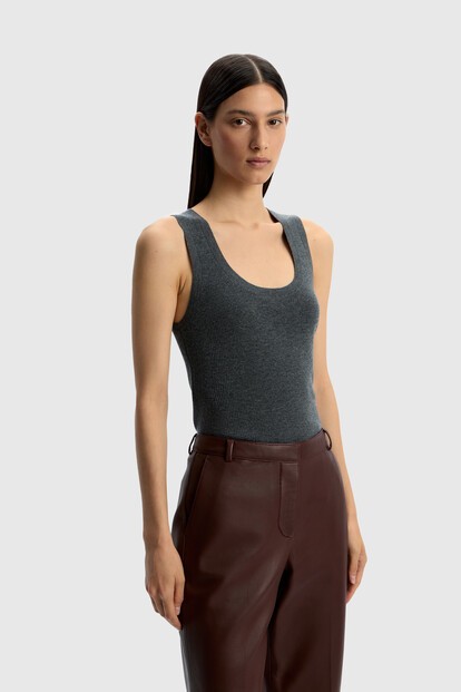 Топ из тонкой шерсти мериноса