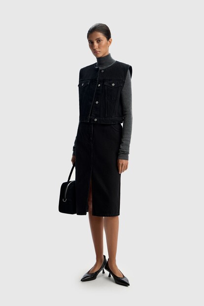 Юбка из денима