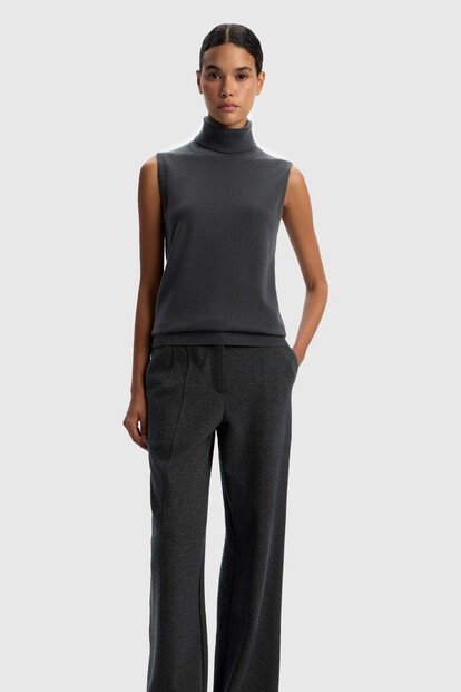 Топ из шерсти и кашемира