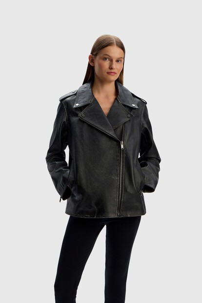 Куртка Grunge из кожи