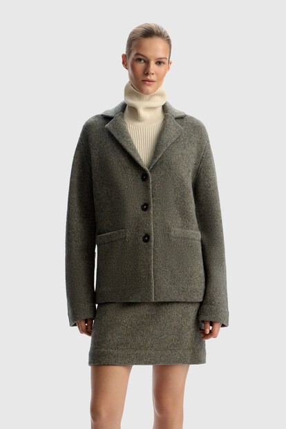 Жакет с шерстью яка