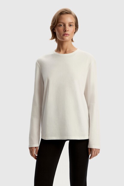 Лонгслив из хлопка Soft