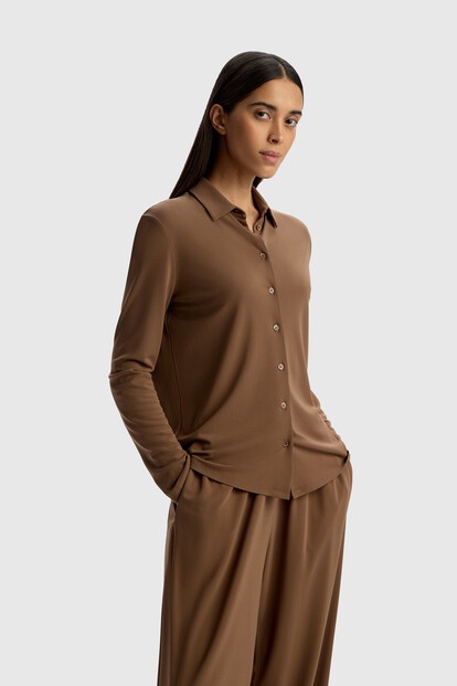 Рубашка из трикотажа