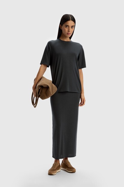 Юбка из тонкой шерсти мериноса