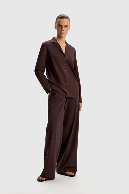 Брюки из мерсеризованного хлопка