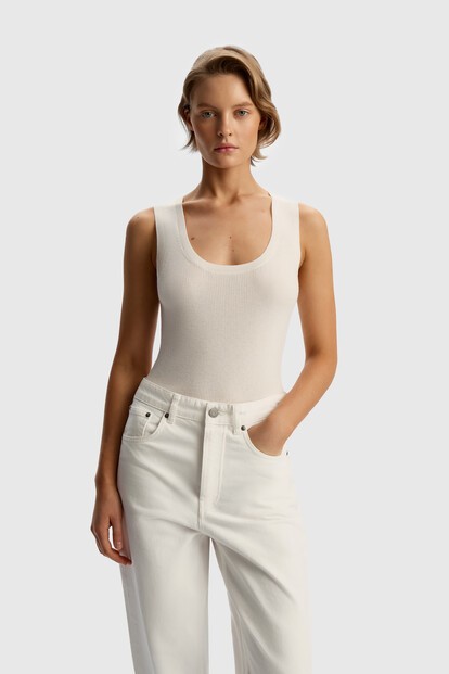 Топ из тонкой шерсти