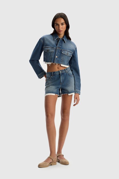 Шорты из денима