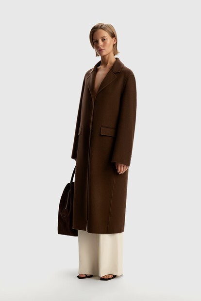 Пальто из шерсти мериноса