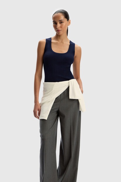 Майка вязаная