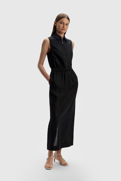 Юбка из тонкого льна