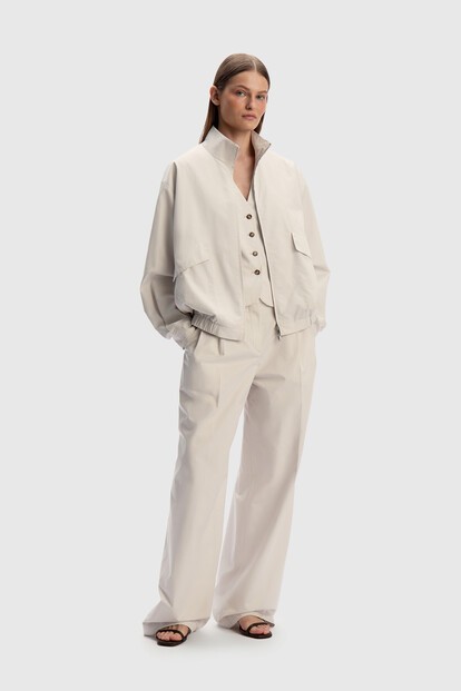 Брюки из хлопка и лиоцелла