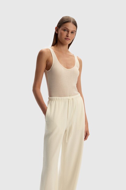 Топ из полупрозрачного хлопка