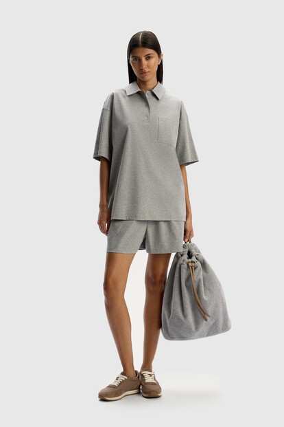 Шорты мини из хлопка Pima