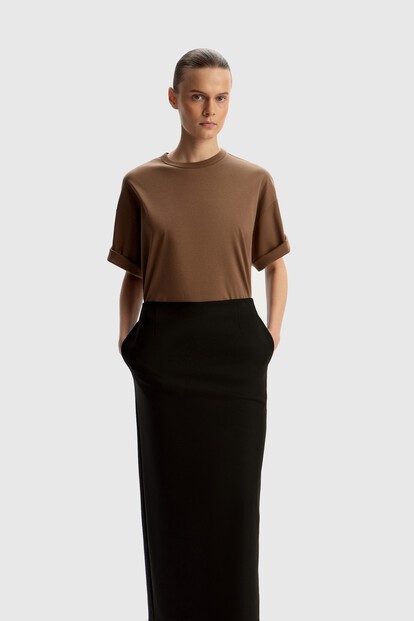 Футболка из мерсеризованного хлопка