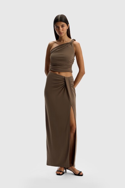 Юбка с драпировкой