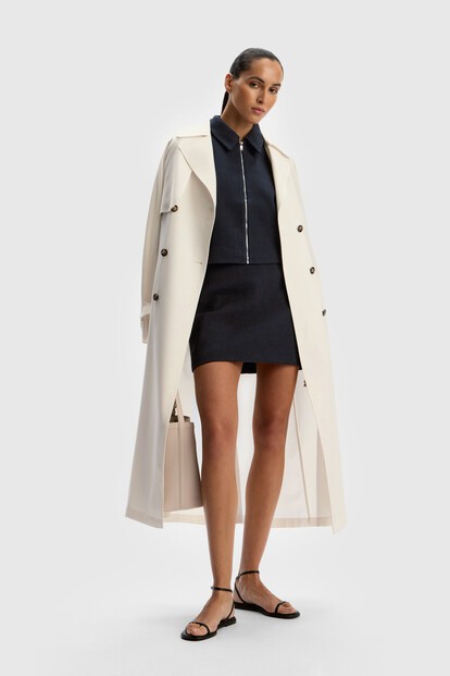 Юбка мини из фактурной ткани