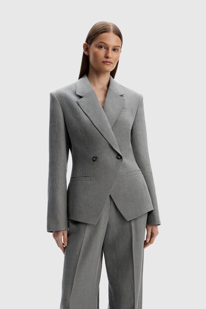 Жакет из костюмного льна