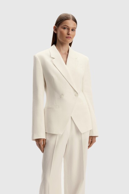 Жакет из костюмного льна