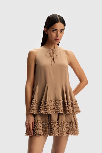 Топ из шелкового шифона