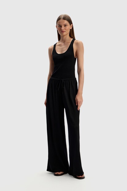 Брюки широкие