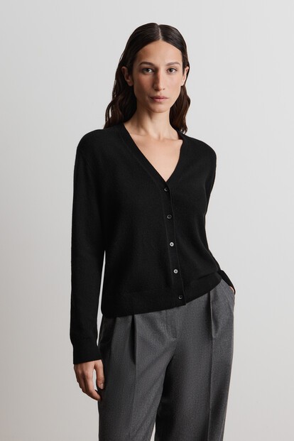 Кардиган из кашемира и шерсти