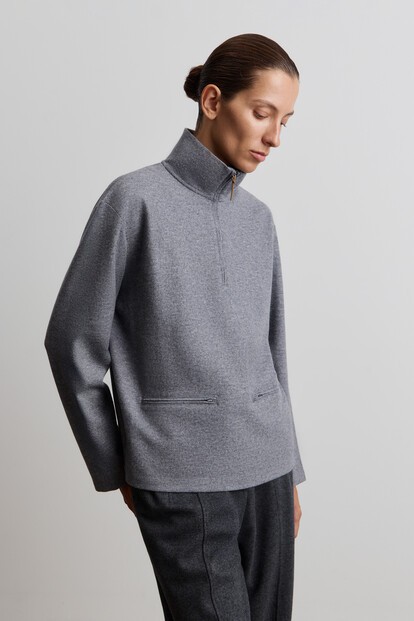 Толстовка из шерсти