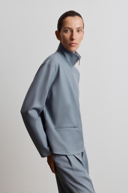 Толстовка из шерсти