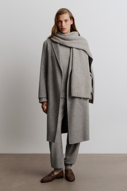 Пальто из шерсти мериноса