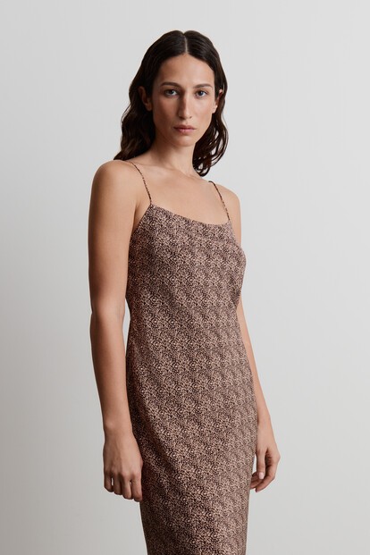 Платье из шелкового шифона