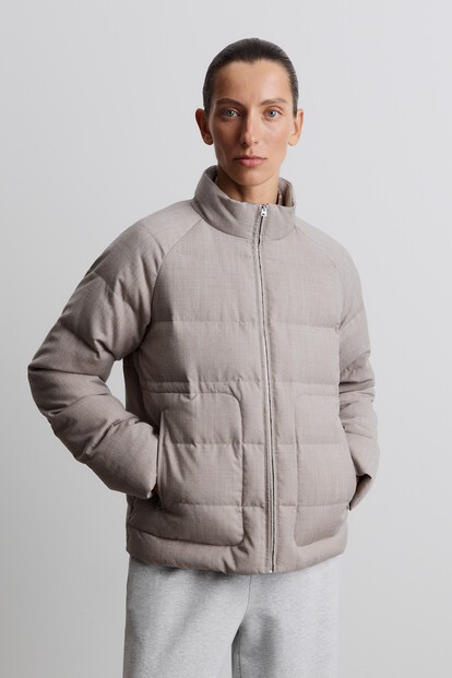 Пуховик Light из шерсти