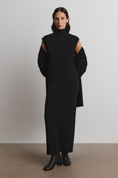 Юбка из шерсти и кашемира