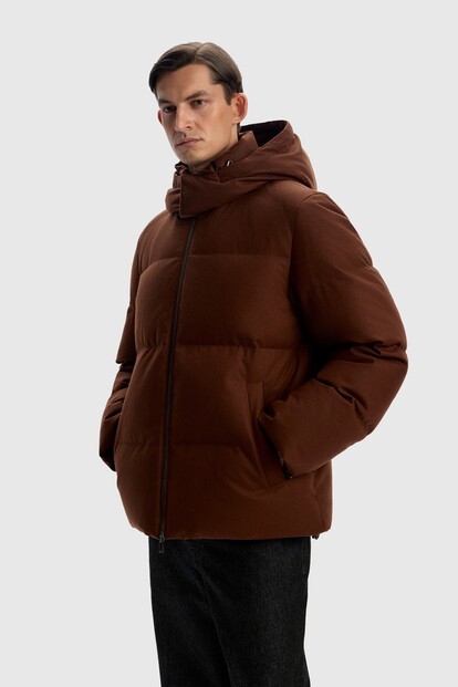 Пуховик Altai из шерсти и кашемира