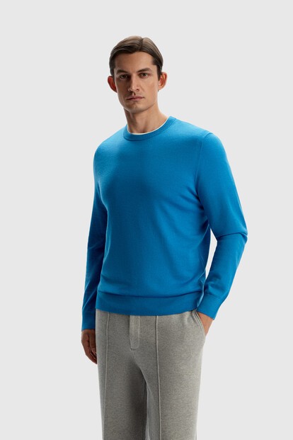 Джемпер из тонкой шерсти и шелка