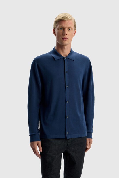 Рубашка из шелка и хлопка