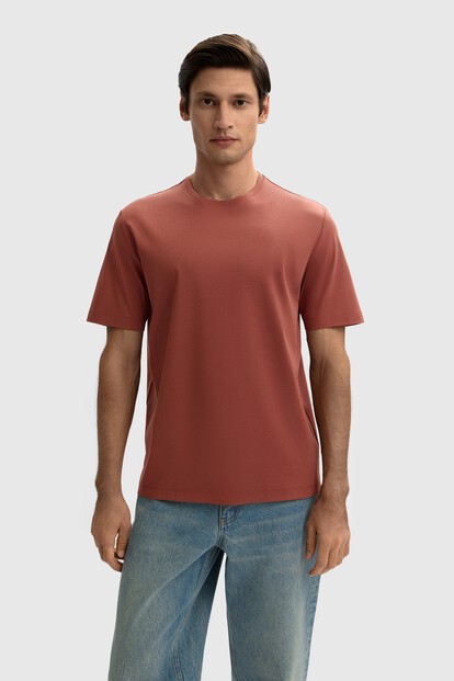 Футболка из мерсеризованного хлопка